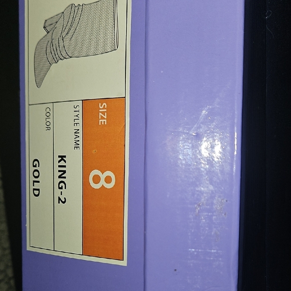 Liliana Gold Sequin Heeled Boots - Picture 11 of 11